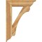 Ekena Millwork Legacy Traditional Rough Sawn Bracket w/ Offset Brace, Western Red Cedar, 8"W x 30"D x 42"H BKT0806X30X42LEC01RWR - alternate 2